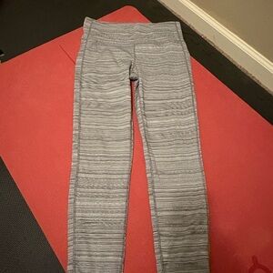 Athleta Textured Gray Leggings
